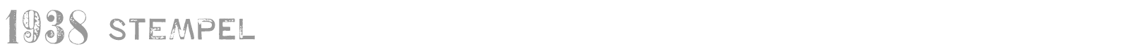 1938 Stempel font preview